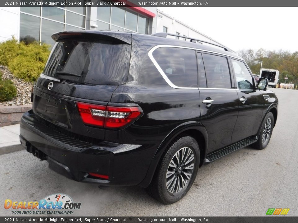 2021 Nissan Armada Midnight Edition 4x4 Super Black / Charcoal Photo #18