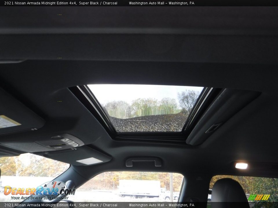 Sunroof of 2021 Nissan Armada Midnight Edition 4x4 Photo #19