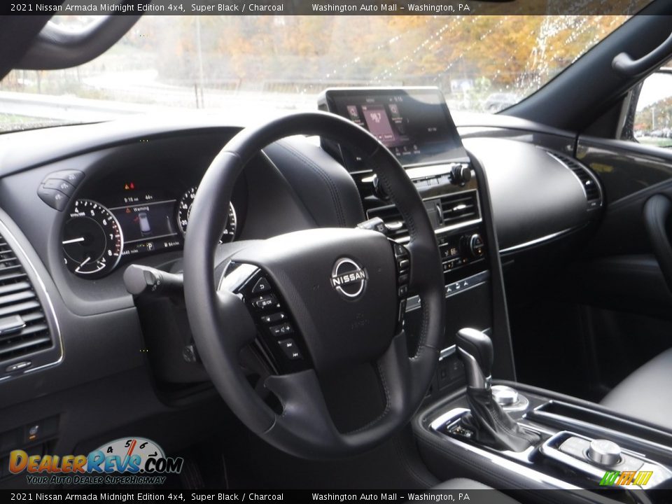 Dashboard of 2021 Nissan Armada Midnight Edition 4x4 Photo #20