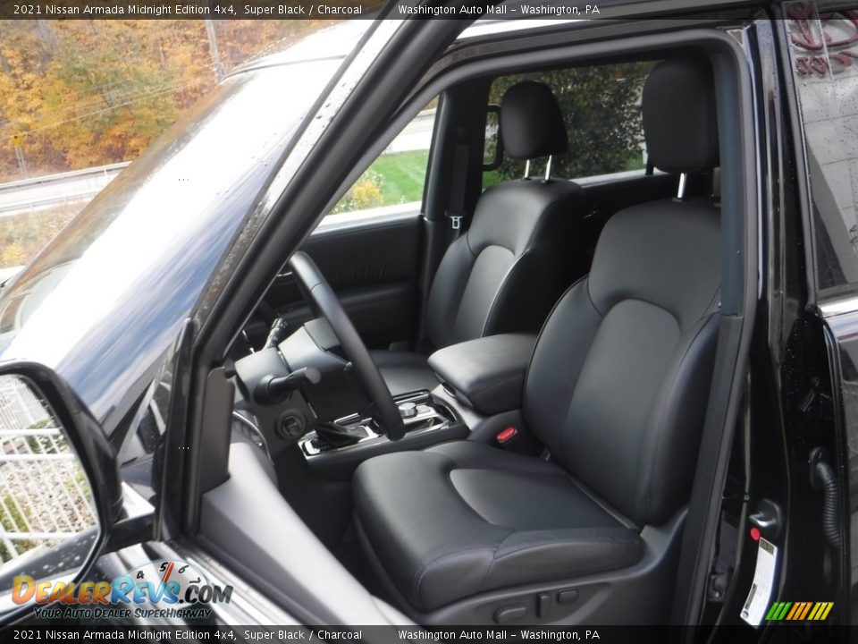 Charcoal Interior - 2021 Nissan Armada Midnight Edition 4x4 Photo #25