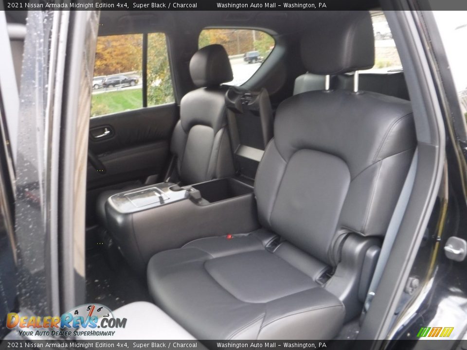 Rear Seat of 2021 Nissan Armada Midnight Edition 4x4 Photo #29