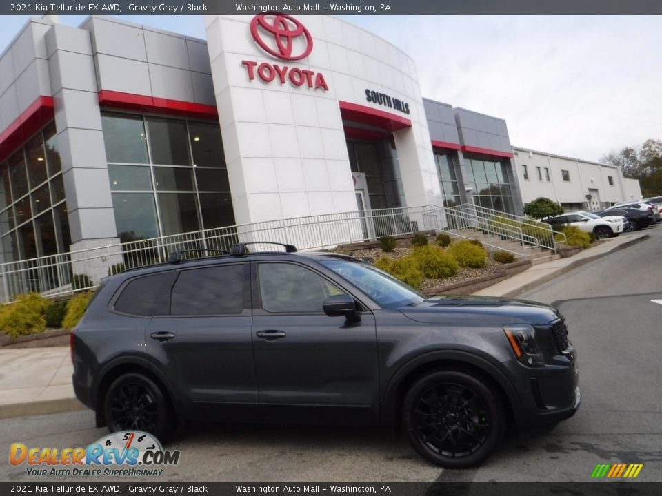 2021 Kia Telluride EX AWD Gravity Gray / Black Photo #2