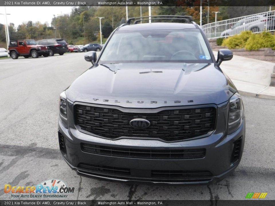 2021 Kia Telluride EX AWD Gravity Gray / Black Photo #12