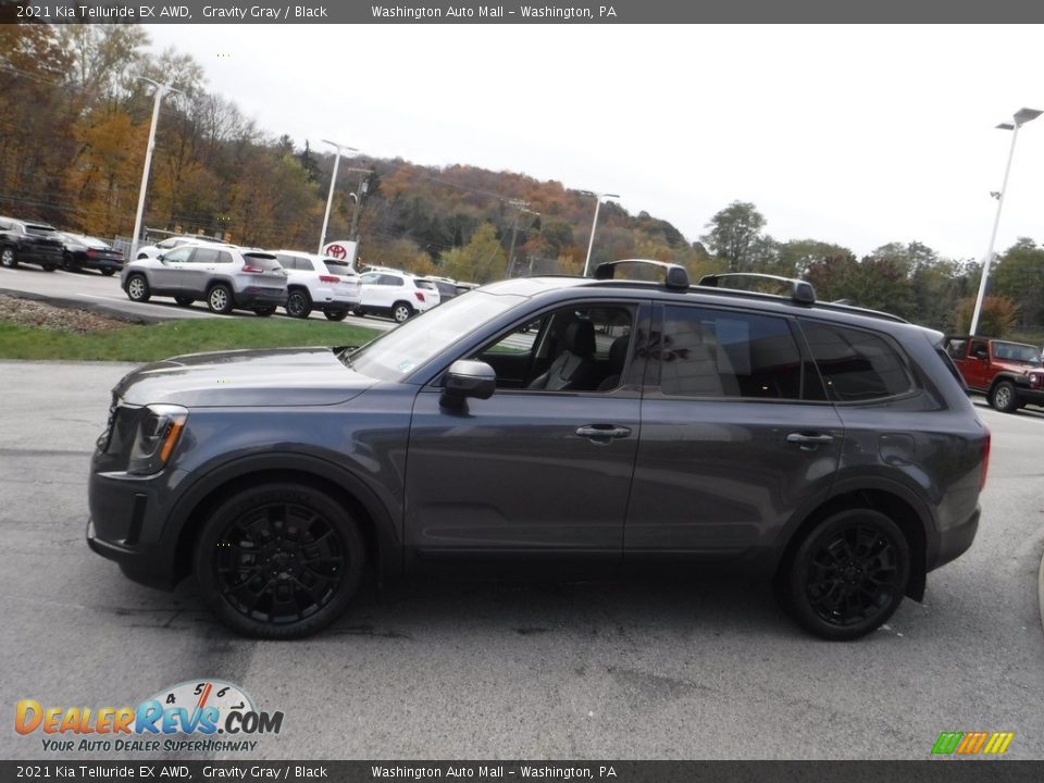 2021 Kia Telluride EX AWD Gravity Gray / Black Photo #14