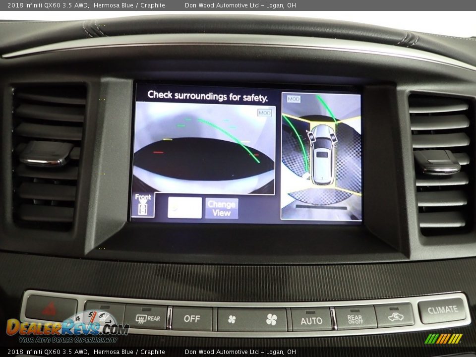 2018 Infiniti QX60 3.5 AWD Hermosa Blue / Graphite Photo #2