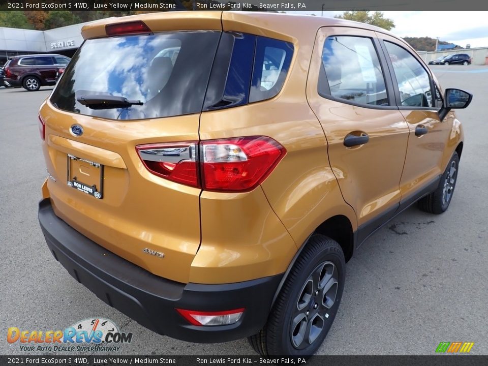 2021 Ford EcoSport S 4WD Luxe Yellow / Medium Stone Photo #2