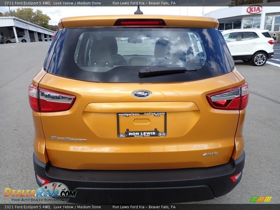 2021 Ford EcoSport S 4WD Luxe Yellow / Medium Stone Photo #3