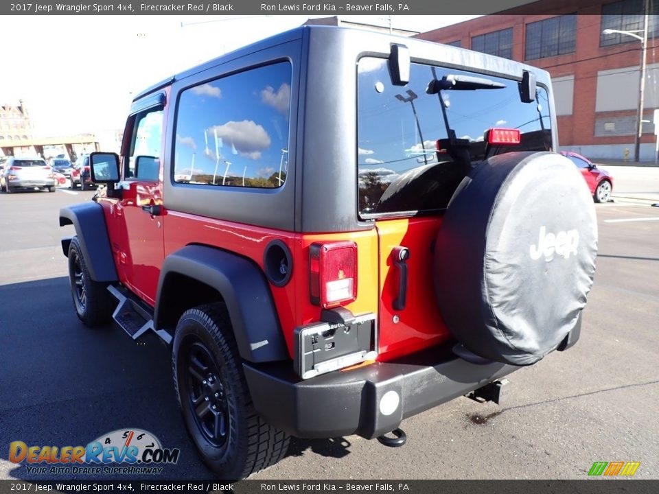 2017 Jeep Wrangler Sport 4x4 Firecracker Red / Black Photo #4