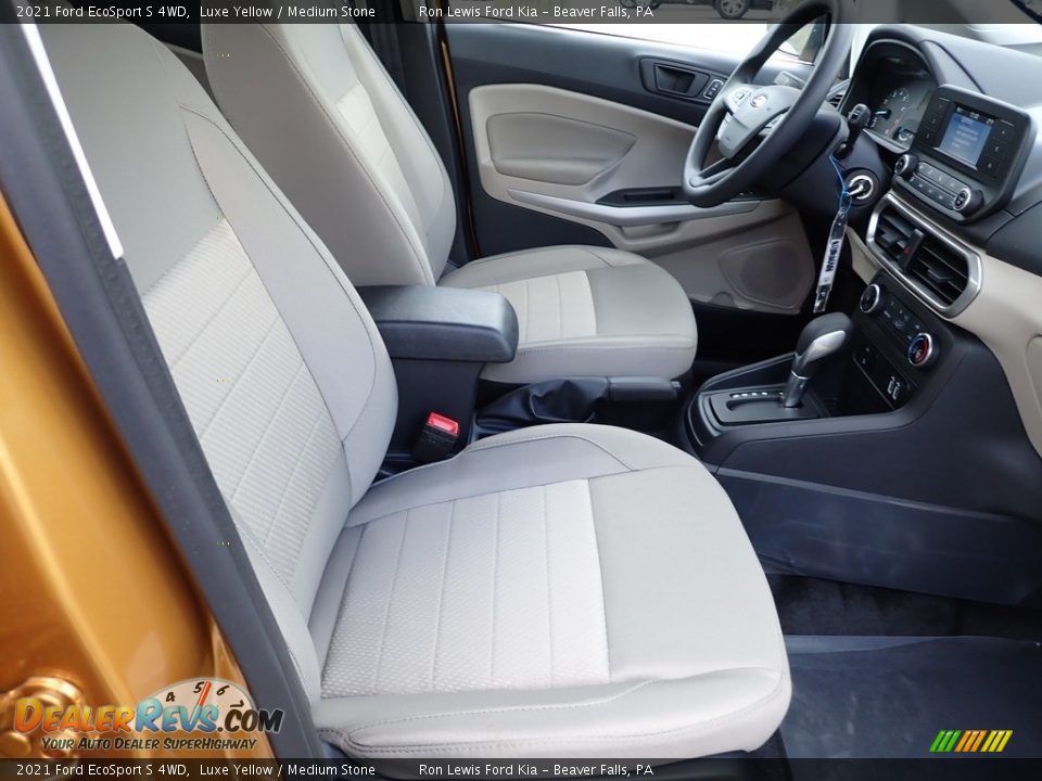 Front Seat of 2021 Ford EcoSport S 4WD Photo #10