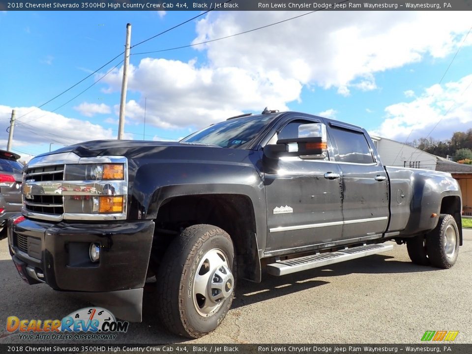 2018 Chevrolet Silverado 3500HD High Country Crew Cab 4x4 Black / Jet Black Photo #1