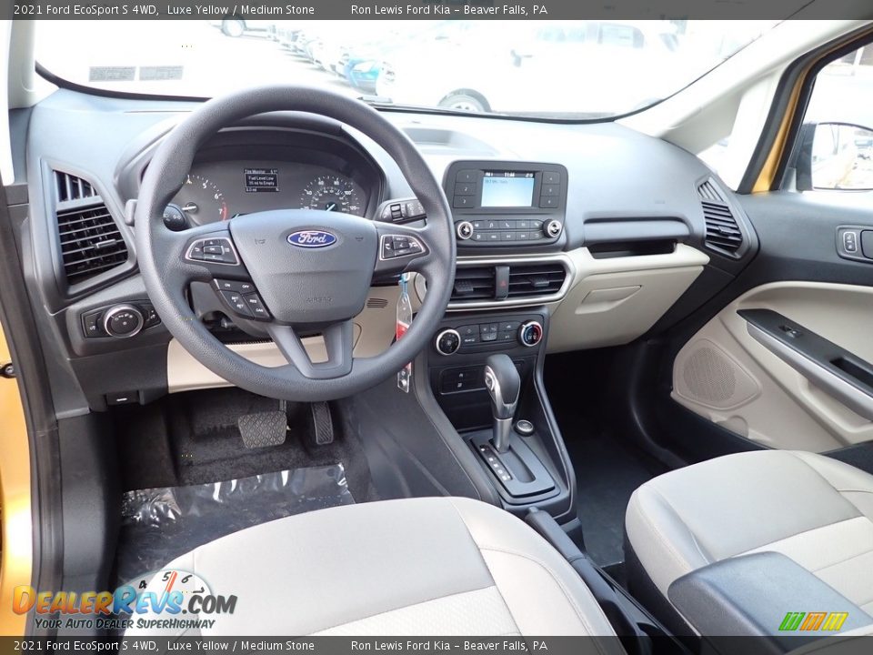 Medium Stone Interior - 2021 Ford EcoSport S 4WD Photo #14