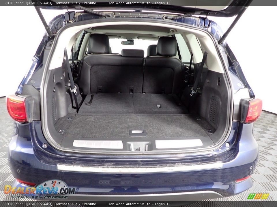 2018 Infiniti QX60 3.5 AWD Hermosa Blue / Graphite Photo #18