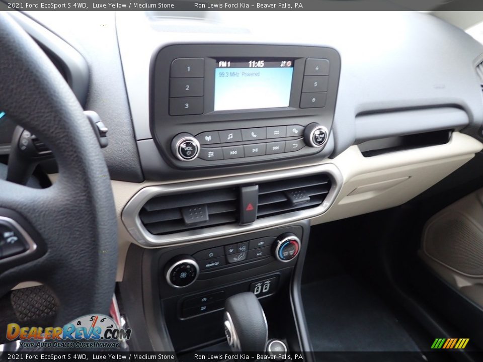 2021 Ford EcoSport S 4WD Luxe Yellow / Medium Stone Photo #17