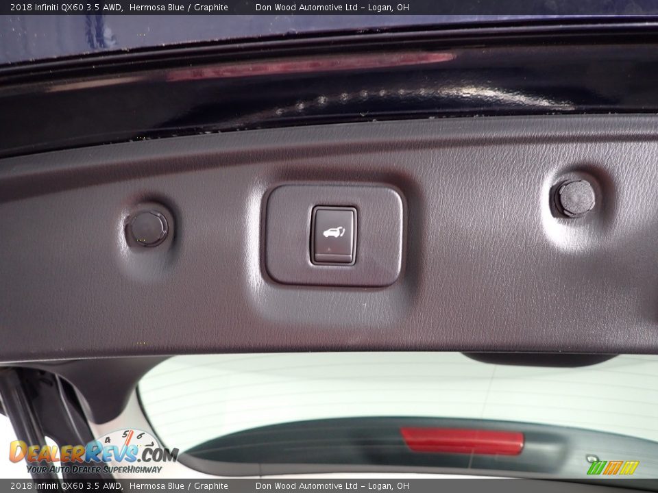 2018 Infiniti QX60 3.5 AWD Hermosa Blue / Graphite Photo #19