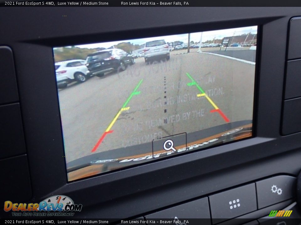 2021 Ford EcoSport S 4WD Luxe Yellow / Medium Stone Photo #20