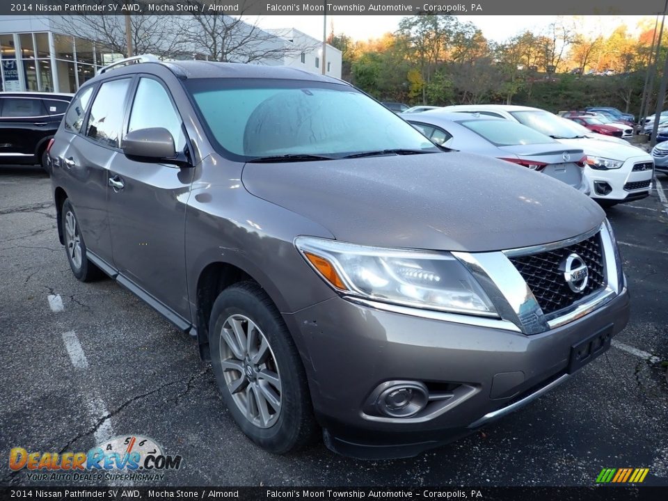 2014 Nissan Pathfinder SV AWD Mocha Stone / Almond Photo #5