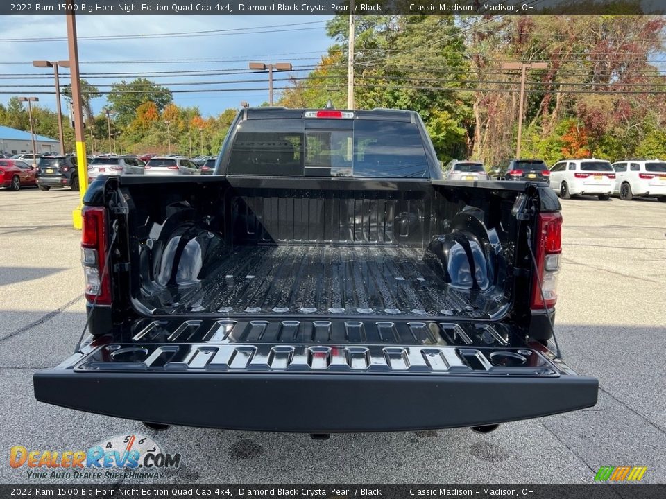 2022 Ram 1500 Big Horn Night Edition Quad Cab 4x4 Diamond Black Crystal Pearl / Black Photo #11