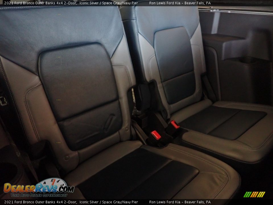 Rear Seat of 2021 Ford Bronco Outer Banks 4x4 2-Door Photo #12