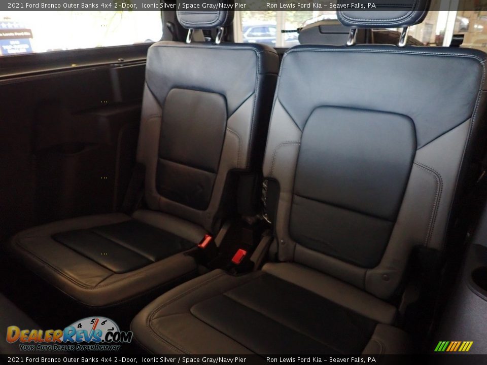 Rear Seat of 2021 Ford Bronco Outer Banks 4x4 2-Door Photo #14