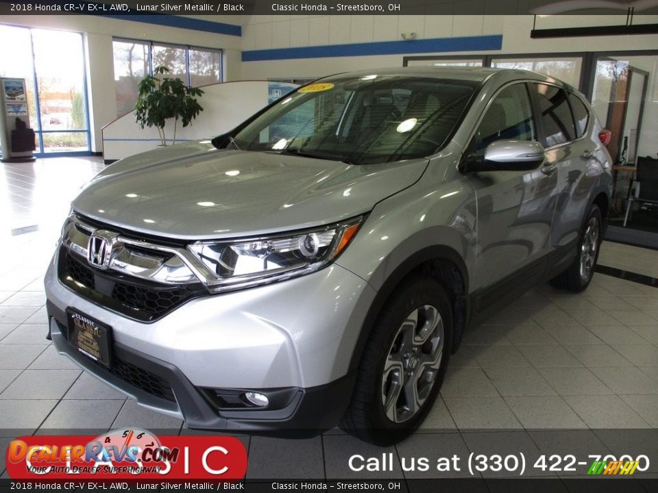 2018 Honda CR-V EX-L AWD Lunar Silver Metallic / Black Photo #1