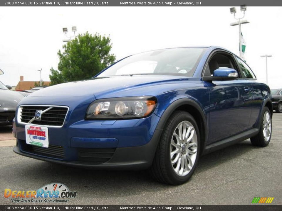 2008 Volvo C30 T5 Version 1.0 Brilliant Blue Pearl / Quartz Photo #1