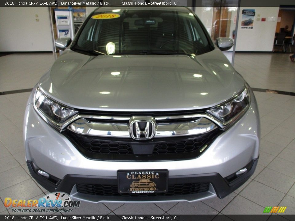 2018 Honda CR-V EX-L AWD Lunar Silver Metallic / Black Photo #2