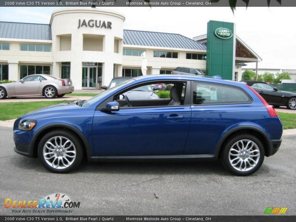 2008 Volvo C30 T5 Version 1.0 Brilliant Blue Pearl / Quartz Photo #2