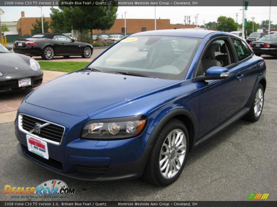2008 Volvo C30 T5 Version 1.0 Brilliant Blue Pearl / Quartz Photo #3