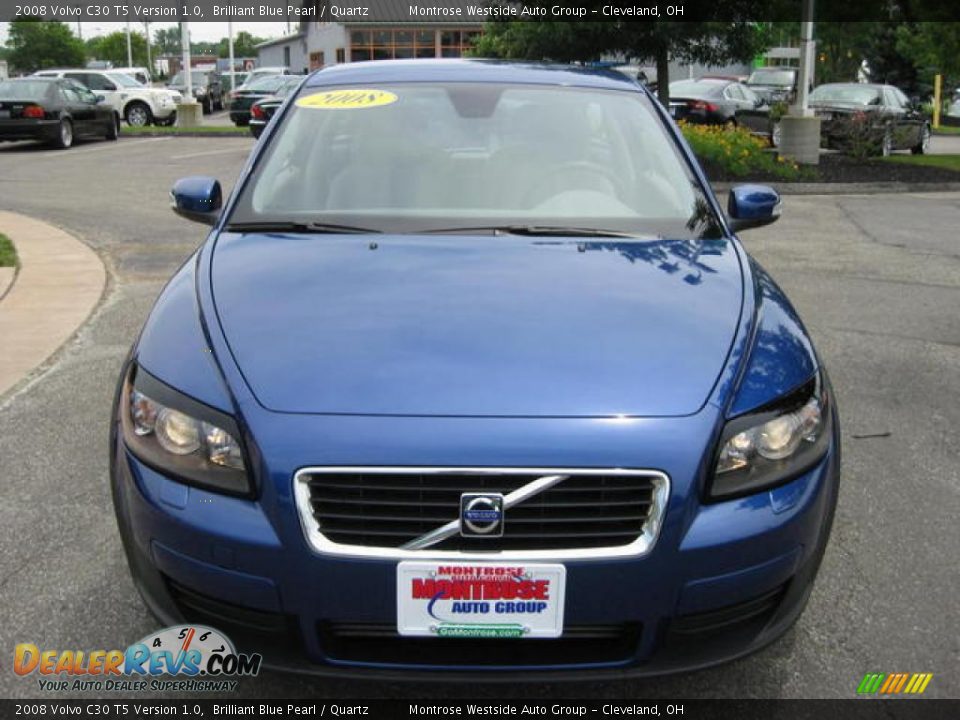 2008 Volvo C30 T5 Version 1.0 Brilliant Blue Pearl / Quartz Photo #4