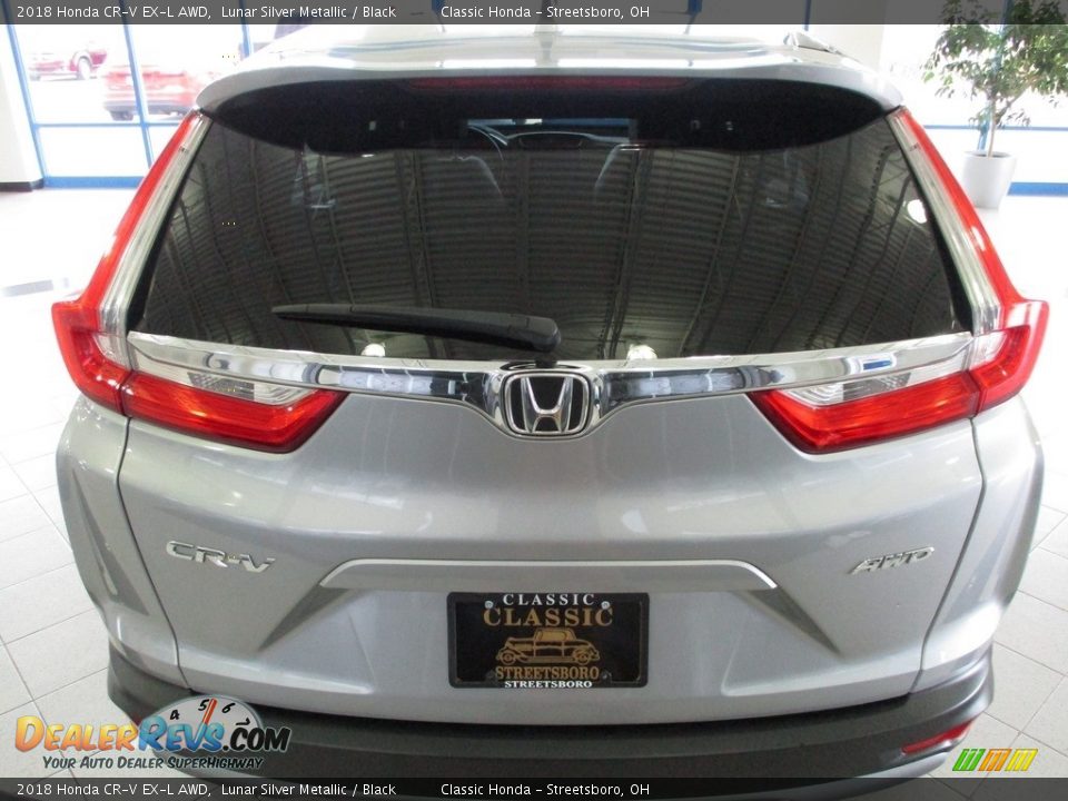 2018 Honda CR-V EX-L AWD Lunar Silver Metallic / Black Photo #8