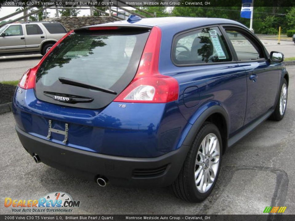 2008 Volvo C30 T5 Version 1.0 Brilliant Blue Pearl / Quartz Photo #6