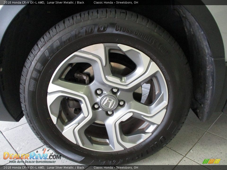 2018 Honda CR-V EX-L AWD Lunar Silver Metallic / Black Photo #12