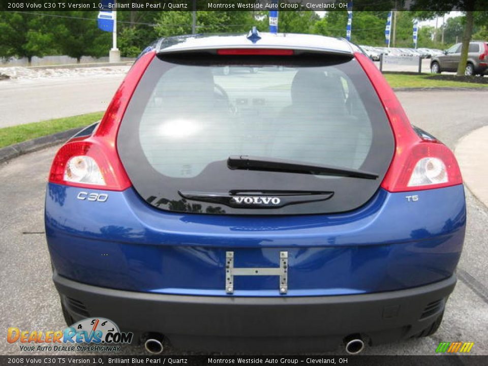 2008 Volvo C30 T5 Version 1.0 Brilliant Blue Pearl / Quartz Photo #7