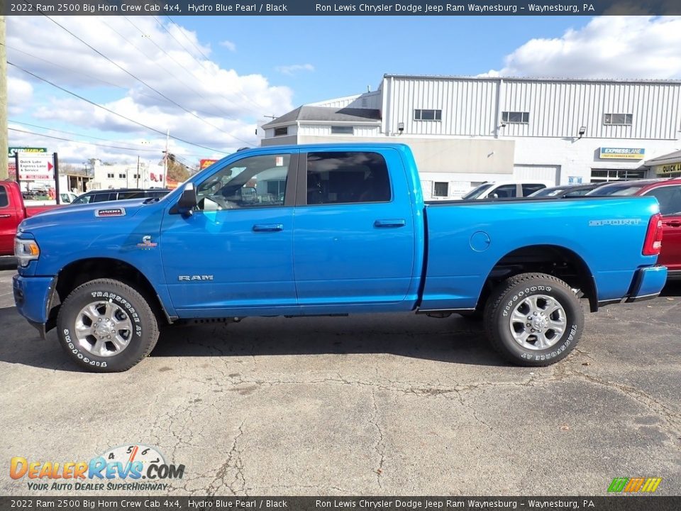 Hydro Blue Pearl 2022 Ram 2500 Big Horn Crew Cab 4x4 Photo #2