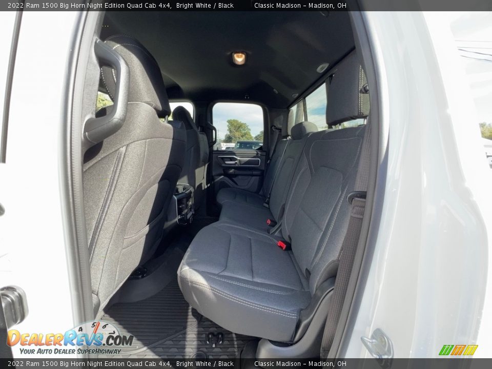 2022 Ram 1500 Big Horn Night Edition Quad Cab 4x4 Bright White / Black Photo #3