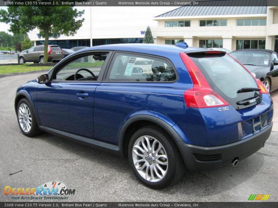 2008 Volvo C30 T5 Version 1.0 Brilliant Blue Pearl / Quartz Photo #8