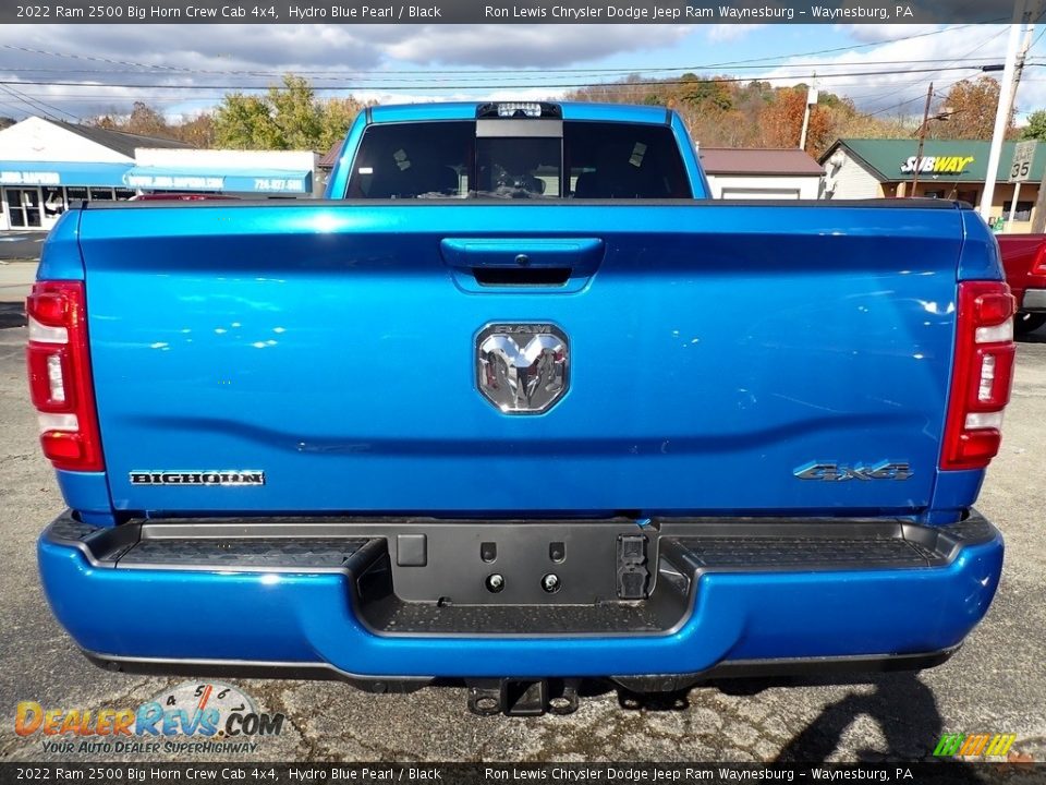 2022 Ram 2500 Big Horn Crew Cab 4x4 Hydro Blue Pearl / Black Photo #4