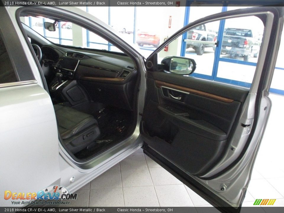 2018 Honda CR-V EX-L AWD Lunar Silver Metallic / Black Photo #17