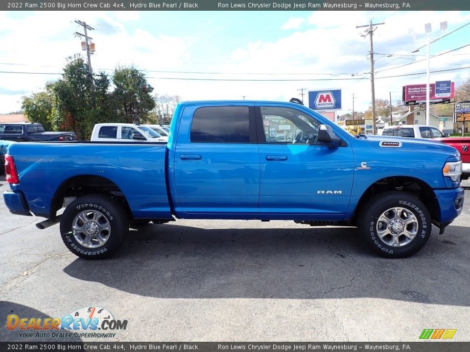 2022 Ram 2500 Big Horn Crew Cab 4x4 Hydro Blue Pearl / Black Photo #5