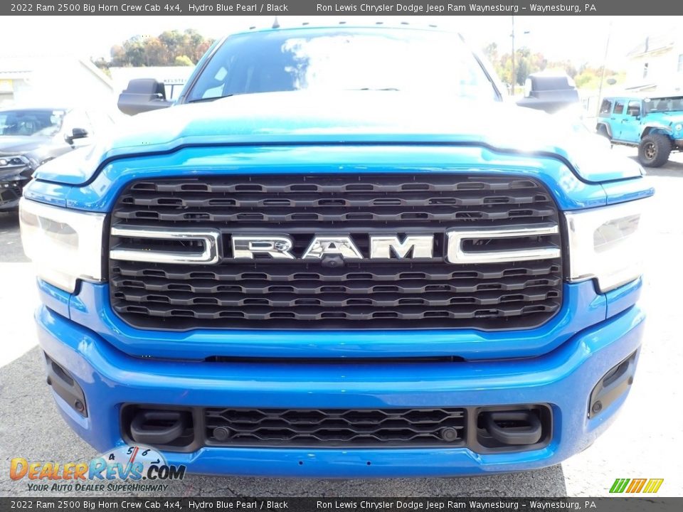 2022 Ram 2500 Big Horn Crew Cab 4x4 Hydro Blue Pearl / Black Photo #7