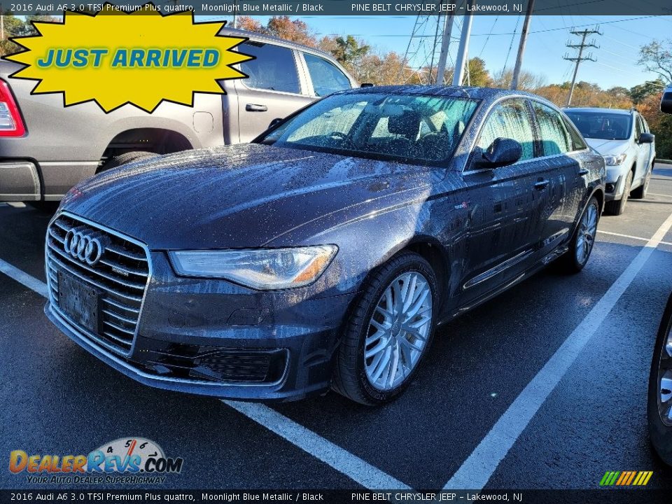 2016 Audi A6 3.0 TFSI Premium Plus quattro Moonlight Blue Metallic / Black Photo #1