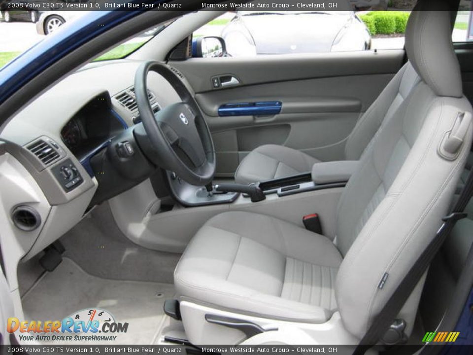 2008 Volvo C30 T5 Version 1.0 Brilliant Blue Pearl / Quartz Photo #10