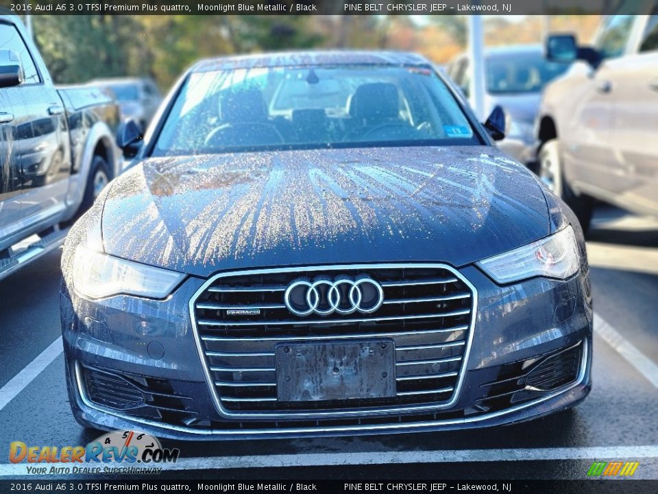 2016 Audi A6 3.0 TFSI Premium Plus quattro Moonlight Blue Metallic / Black Photo #2