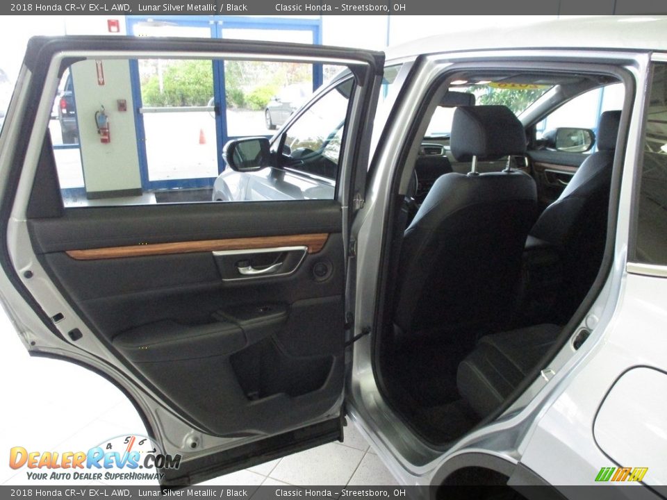 2018 Honda CR-V EX-L AWD Lunar Silver Metallic / Black Photo #24