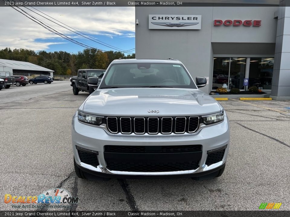 2021 Jeep Grand Cherokee L Limited 4x4 Silver Zynith / Black Photo #2