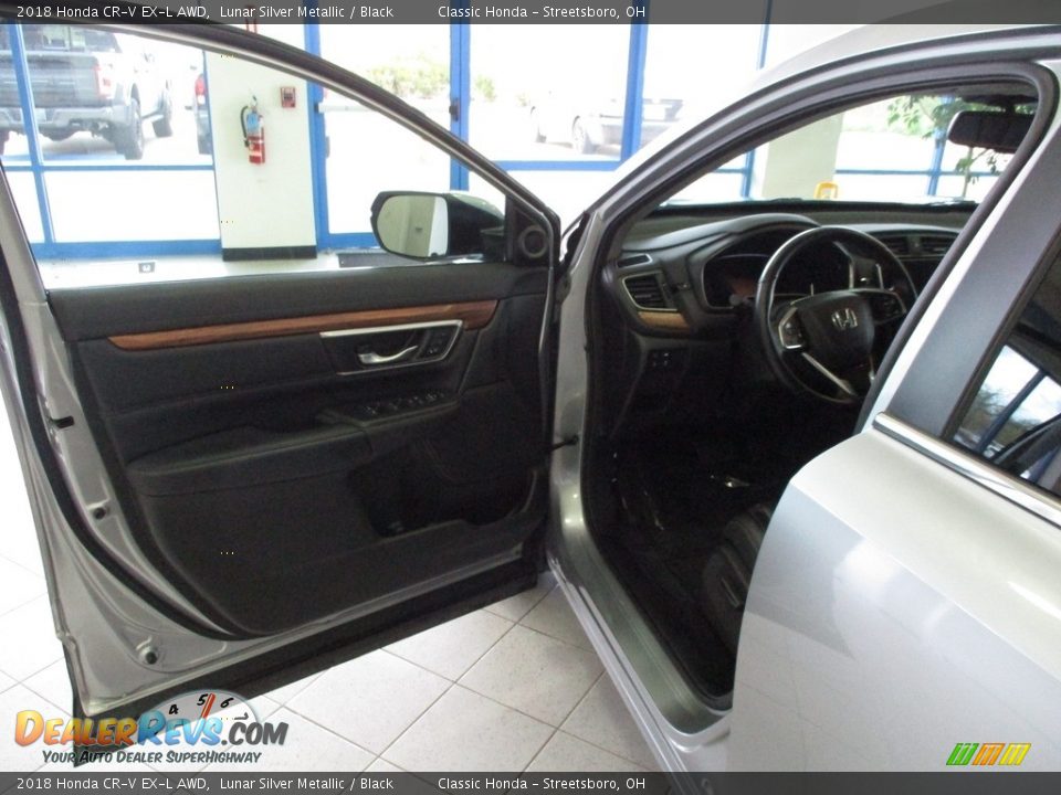 2018 Honda CR-V EX-L AWD Lunar Silver Metallic / Black Photo #27