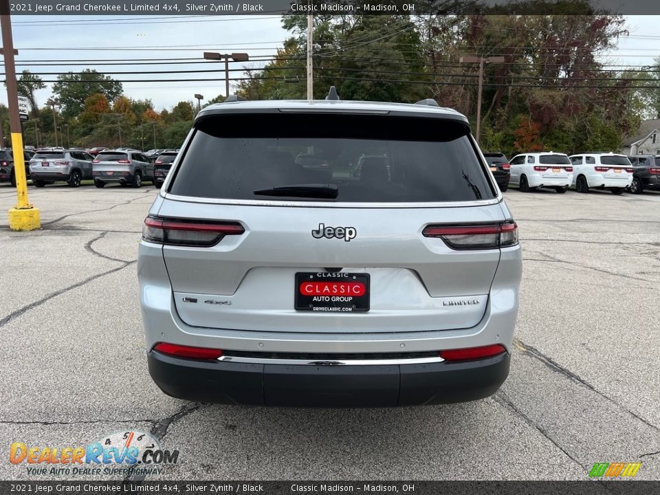 2021 Jeep Grand Cherokee L Limited 4x4 Silver Zynith / Black Photo #4