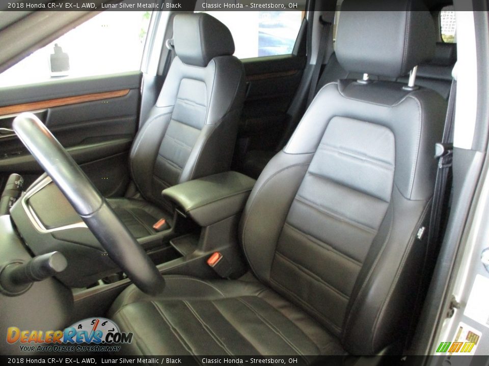 2018 Honda CR-V EX-L AWD Lunar Silver Metallic / Black Photo #28