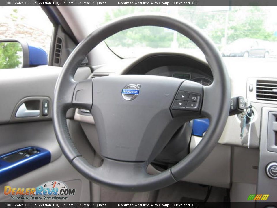2008 Volvo C30 T5 Version 1.0 Brilliant Blue Pearl / Quartz Photo #14