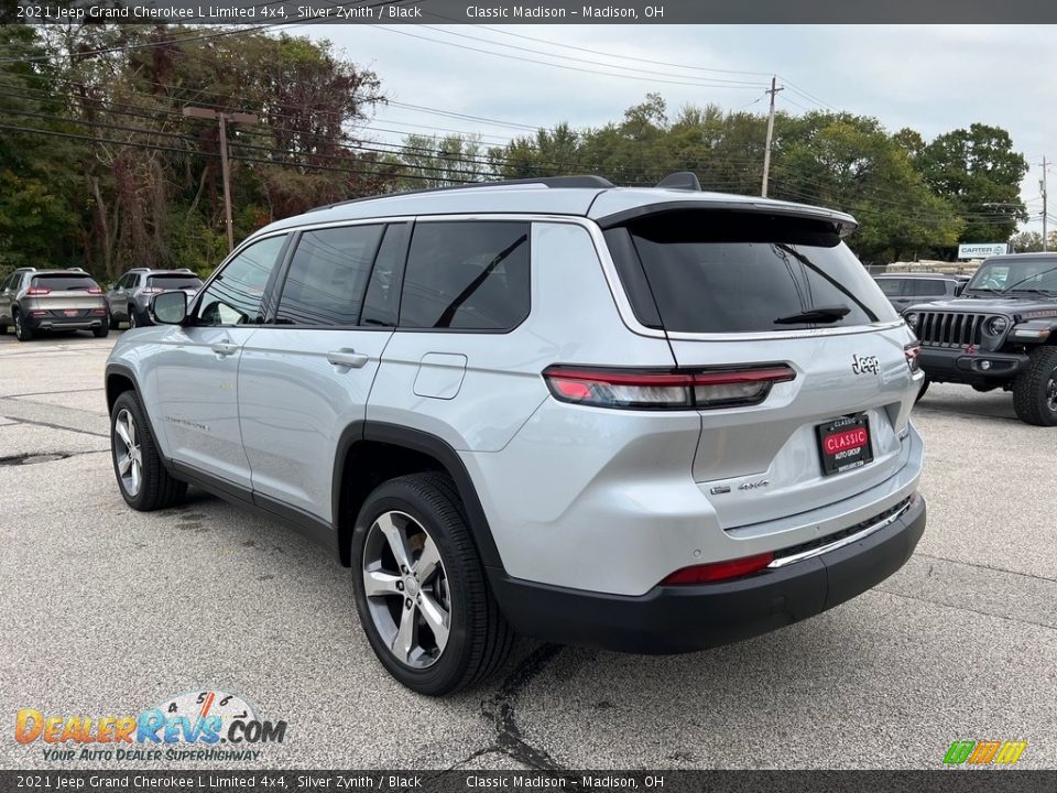 2021 Jeep Grand Cherokee L Limited 4x4 Silver Zynith / Black Photo #5